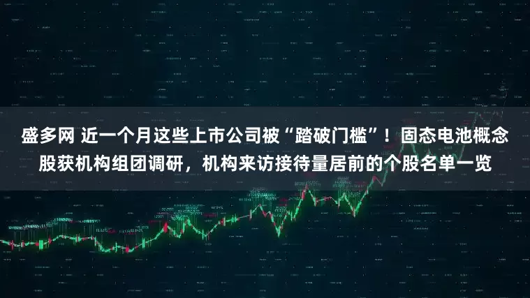 盛多网 近一个月这些上市公司被“踏破门槛”！固态电池概念股获机构组团调研，机构来访接待量居前的个股名单一览